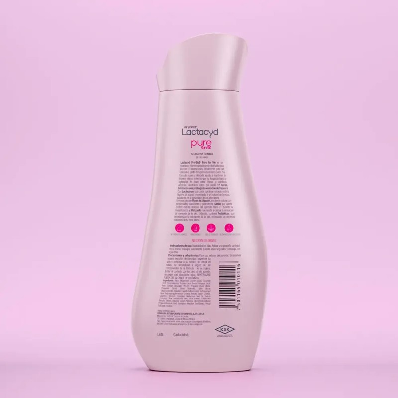 Lactacyd Pro-Bio Mi Primer Shampoo Íntimo Pure For Me 200