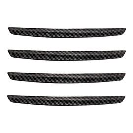 4 Pcs Car Door Edge Protector, Universal Carbon Fiber Door Edge Guard, Decorative Car Door Edge Protector, Anti-Collision Bumper, Scratch-Resistant Explosion-Proof, Easy Installation, PVC Material