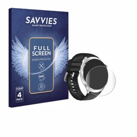 Savvies 4 Stück Full-Screen Schutzfolie für Knauermann Pro 4 Full-Cover Displayschutz-Folie [3D Curved, Transparent, Anti-Fingerabdruck]