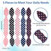 Lnngub 5 Pcs Deft Hairs Bun Maker French Donut Polka