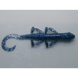 Staffs 999 Fishing Lures 12 Package 4"LIZARD Soft Plastic Fishing Bait Lures Has 4 PADDLES & CURLY TAIL