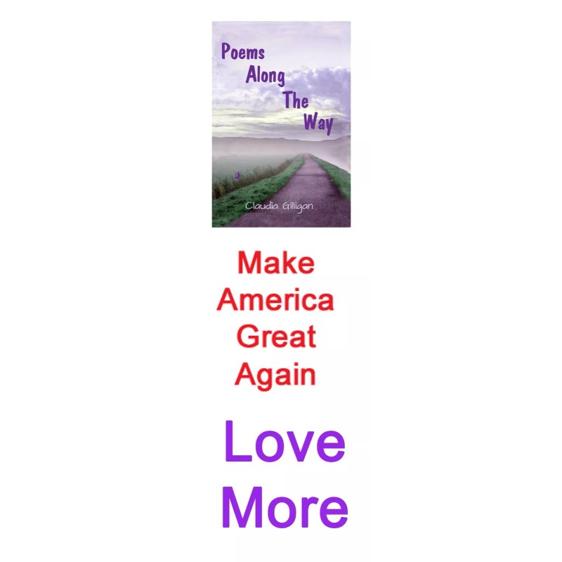 Unbranded Make America Great Again: Love More Bookmark