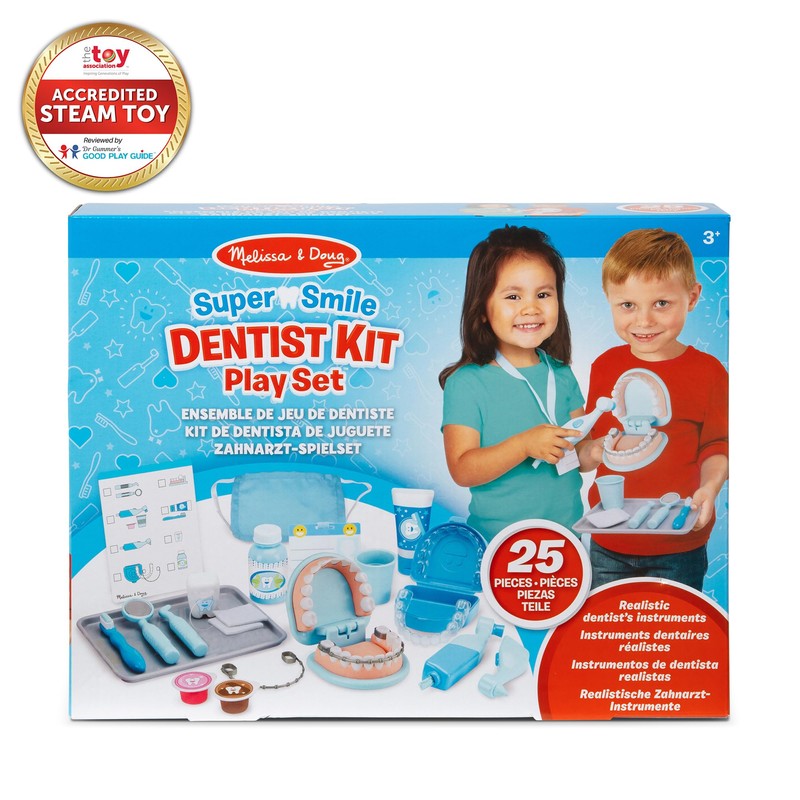 Melissa & Doug Super Smile Dentist Kit With Pretend Play