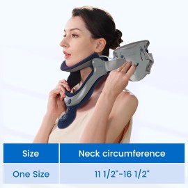 Velpeau Neck Brace for Neck Pain and Support, Soft Cotton Pads, Cervical Collar