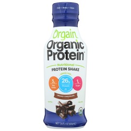Orgain Organic Protein Shake, Creamy Chocolate Fudge