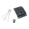 EAI Rim Lock | Black 4 x 3 Press Lock