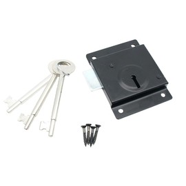 EAI Rim Lock | Black 4 x 3 Press Lock Pattern with 3 Keys