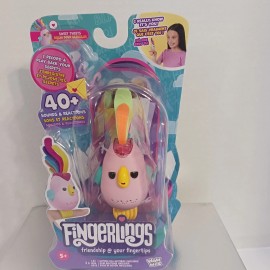 WowWee Fingerlings Sweet Tweets Interactive Bird Pink Record And Play 40+ Sounds New
