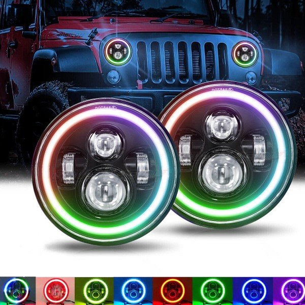 CHUSYYRAY For 1990-1997 Mazda Miata Projector 7"inch Round LED Headlight