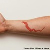 'Origami Snake' Temporary Tattoo - Water Resistant, Skin-Safe, Non-Toxic Transfer