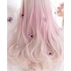 Eileen Long Curls, Beige x Pink Wig, Perm, Full Wig,