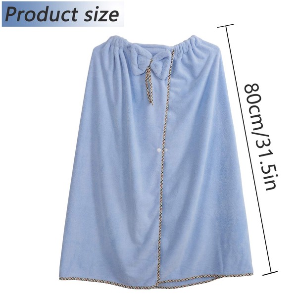 Bath Wrap Towels for Women - Adjustable Shower Spa Wrap