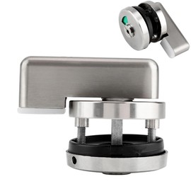 Hapivida Bathroom Door Lock, Zinc Alloy Privacy Indicator Toilet Lock with Vacant Engaged Sign for Restroom Toilet Partition Commercial Use