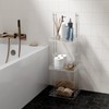 Aquiver Acrylic Standing Shower Caddy - 3 Tier Shower Organizer