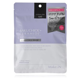 Make.iN Bactiol Ceramide 10 days Face Mask | Pack Niacinamide CICA Retinol Moisturizing Skin Care (1 Bag of 10 Sheets)