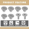 SYudwen Lower Engine Cover Pin Screws Bolts Splash Shield Hardware