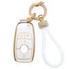 LCXJMWKL for Mercedes Key Fob Cover,Compatible with 2019-2021 A-Class C-Class