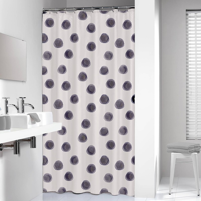 Sealskin Mood Waterproof Peva Shower Curtain 180 x 200 cm