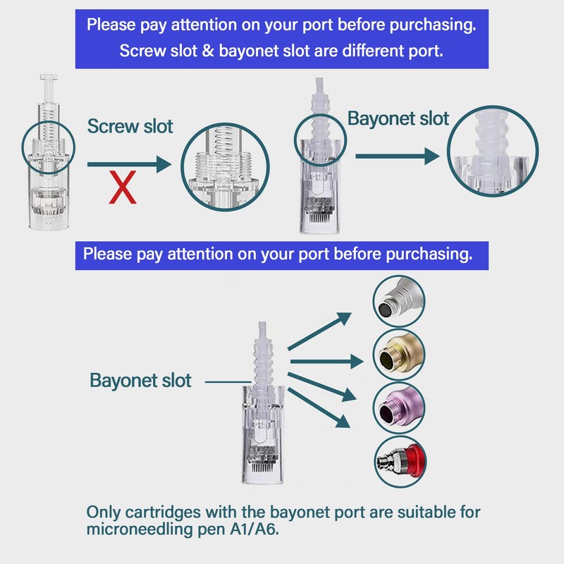 10 x 12 Pins for Dermapen A1 and A6 (Compatible