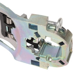 Auto Dynasty Factory Style Front Outer Door Handle Base Compatible with VW Golf Jetta Passat Base 1998-2010, Passenger Right Side, Bare Zinc