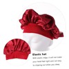 Healvian Sleeping Hat Supplies 2pcs Silk Bonnet for Elastic Wide