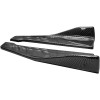 ZTT Carbon Look Rear Bumper Side Splitter Apron Spat Fits