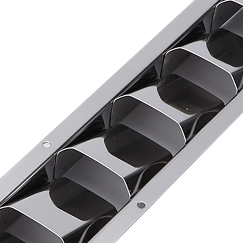 Marine Vent Grille Oblong Stainless Steel 8 Slots Grid Cover