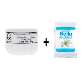 Crema Concha Nácar Dos Caritas Más Toallitas Desmaquillantes                                                                                          