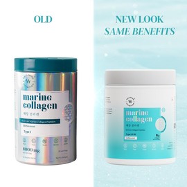 Wellbeing Nutrition Pure Korean Marine Collagen Powder | Hydrolyzed Type 1 & 3 Collagen Protein and Amino Acids |Supports Healthy Skin, Hair, Nails, Bone & Joint, Non GMO, Unflavored - 200g
