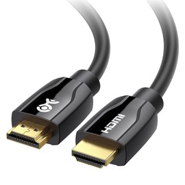Cable Matters [Premium Certified] HDMI Cable 10 ft (Premium HDMI Cable) with 4K@60Hz and HDR Support in Black