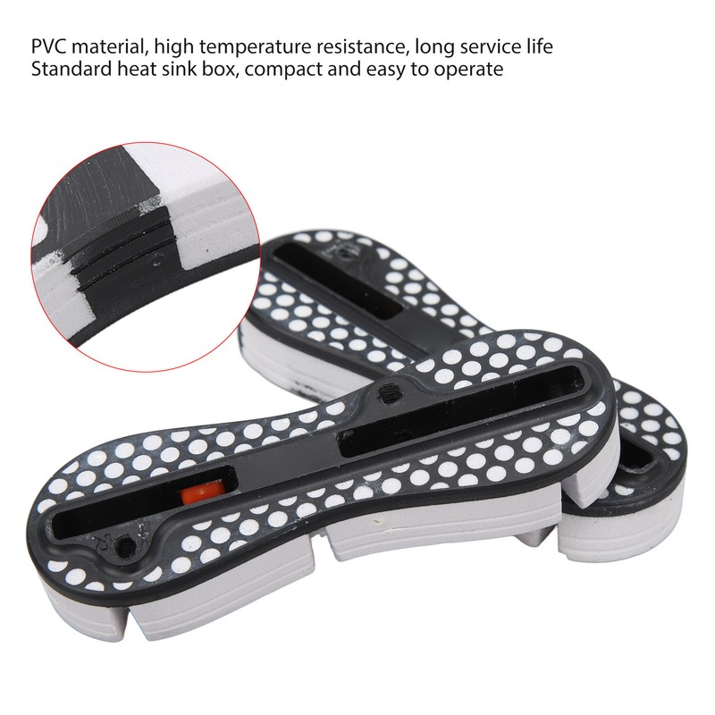 5 Degree Fins Box Surfing Board Round Cup Grid Black