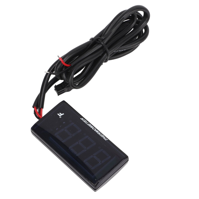 Water Temperature Gauge Fahrenheit Degree LCD Backlit Display Waterproof Water