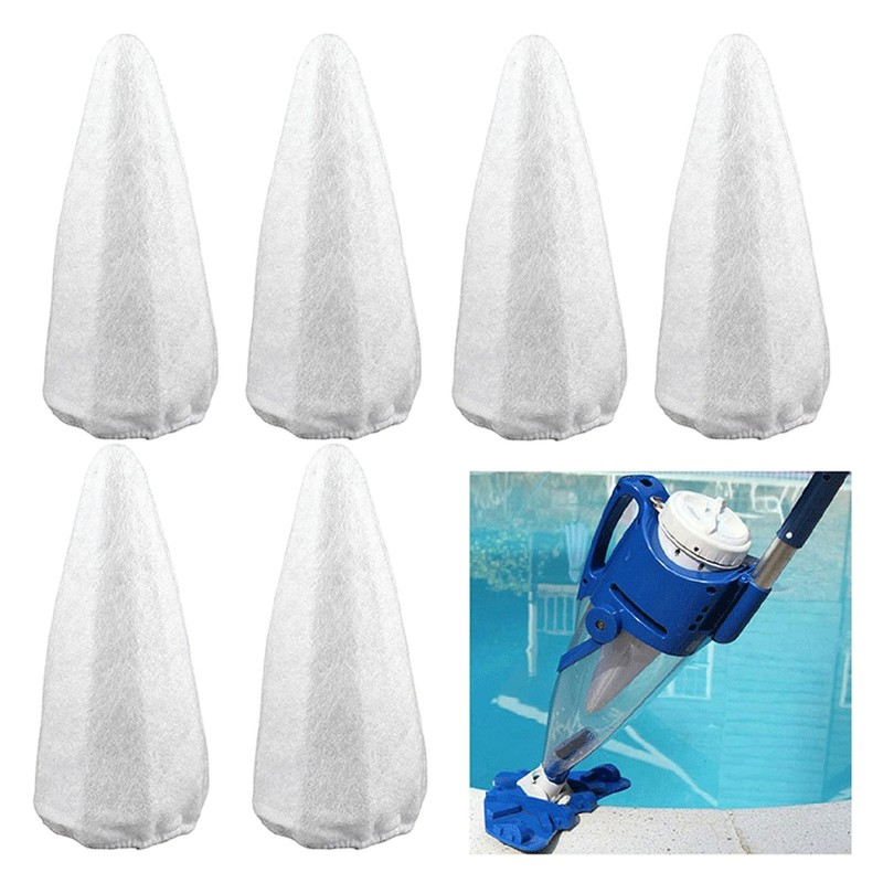5PCS Vacuum Filter Bag Replacement Reusable Polyester Fiber Swimming Pool