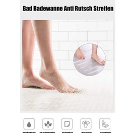 SZFUDIGO Non-Slip Strips, Non-Slip Shower Stair Treads Pads, Anti Stairs, Non-Slip Strips, Pack of 12, Size 38 x 2 cm, White