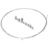 2 Meters Steel Brake Cable with 9pcs Repair Nipples Accessories