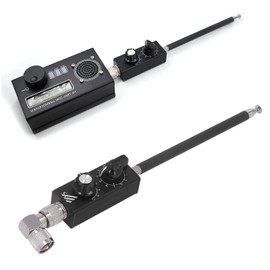 Srdh QRP Shortwave Antenna, Portable HF Full Band Tuned, FM Aviation UV Small Antenna for Signal Reception Transmission