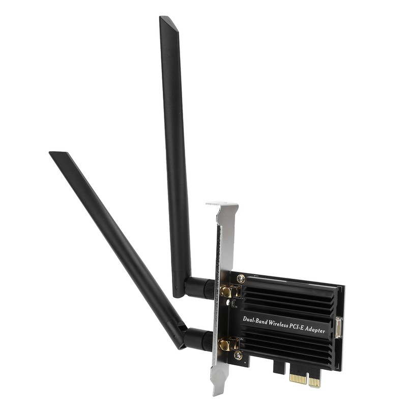 Network Card Desktop Dual Band Adapter with 8DB Antenna Extension