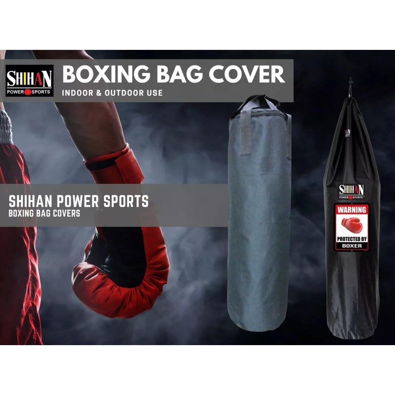 5,6ft Boxing Punch Bag Cover PROTECTED BY BOXER Waterproof Large