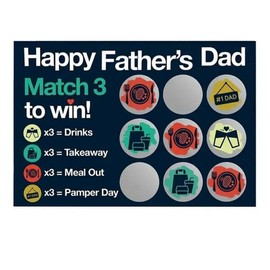 Binxind Greeting Card Scratch Off Cards with 4 Challenging Thing Happy Birthday Cards for Adults Easy to Use A