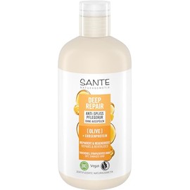 Sante Naturkosmetik SANTE Naturkosmetik Deep Repair Anti-Split Ends Treatment Olive + Pea Protein, vegan leave-in hair treatment, repairs damaged hair, for smooth and strengthened hair, 200 ml