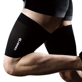 ZAMST 385903 Compression, Cysleeve, Sports, Volleyball, Running, Soccer (Both Pairs), L Size, Black