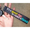 Bookish Keychain Teacher Appreciation Gift Book Lover Key Fob Wristlet