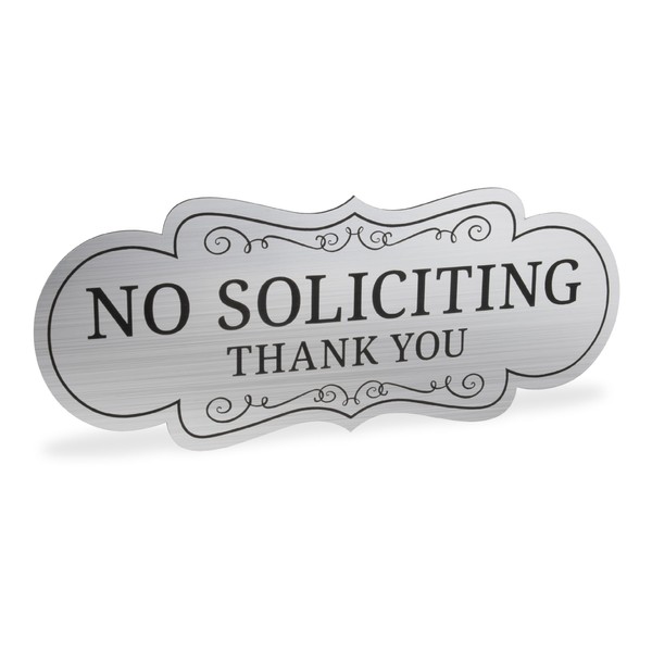 ExcelMark Premium No Soliciting Sign for House - Made in