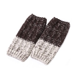 JK Home Winter Warm 25cm Boot Cuffs for Women, Crochet Knitted Yoga Socks Short Leg Warmers Boot Topper Socks Leg Cuffs Boot Warmers Gift for Girls