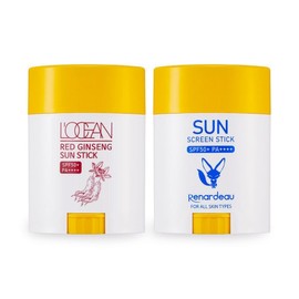 L'Ocean Renardeau SPF50 Plus Sun Stick Set Regular Plus Red Ginseng / 로쎄앙 르나르도 SPF50플러스 선스틱 세트 일반 플러스 홍삼