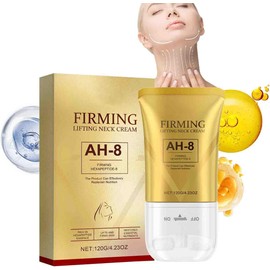 Firming Neck Cream Reduces Neck Lines, Tighten and Lift Neck Cream with Double Roller Massage, Tightens Skin, Improves Elasticity, Suitable for Women