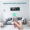 STOBAZA Large Modern Digital Wall Clock 39cm Led Display Outdoor/Indoor