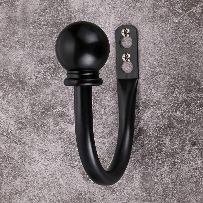 BSTKEY A Pair of Lightweight Metal Curtain Hooks - Retro