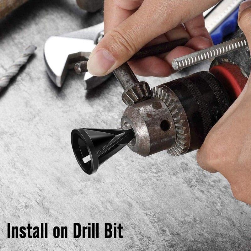 zalati External Chamfer Tool HSS Deburring Tools with Hex Shank