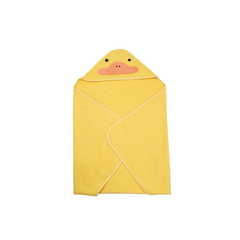 JN&LULU Organic Cotton Fabric Hooded Towel for Kids & Toddlers,